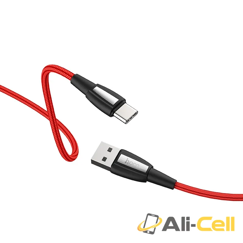 Cable USB to Type-C “X39 Titan” charging data sync (X39 Type C Red, 1.0m) — 3