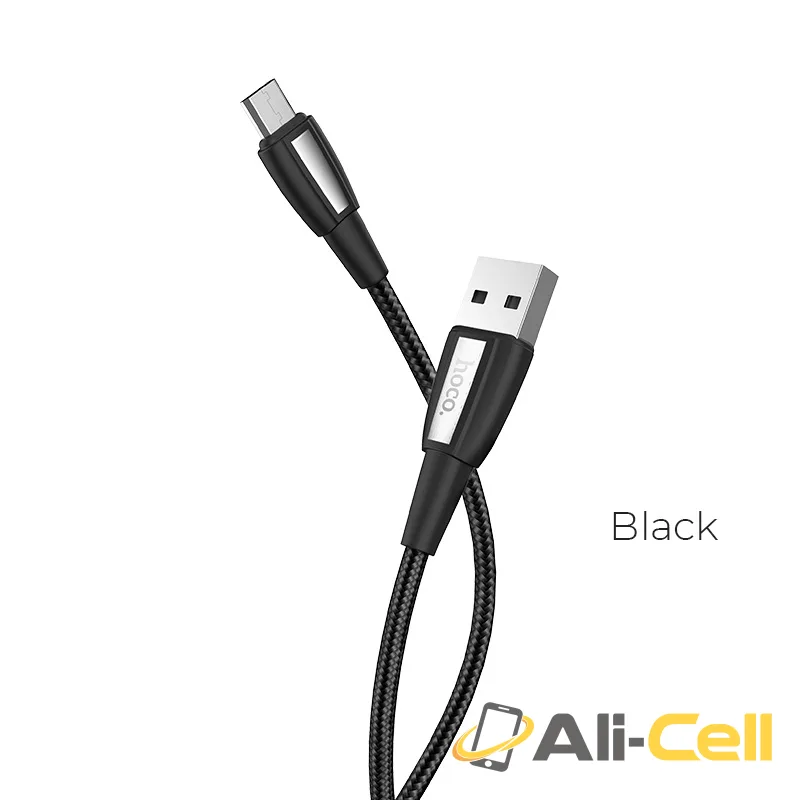 Cable USB to Micro-USB “X39 Titan” charging data sync (X39 Micro Usb Black, 1.0m)