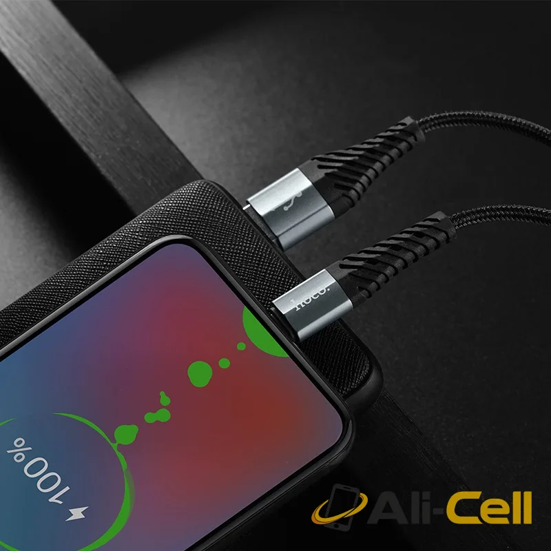 Cable USB to Micro-USB “X38 Cool Charging” charging data sync (X38 Micro Usb Black, 1.0m) — 5