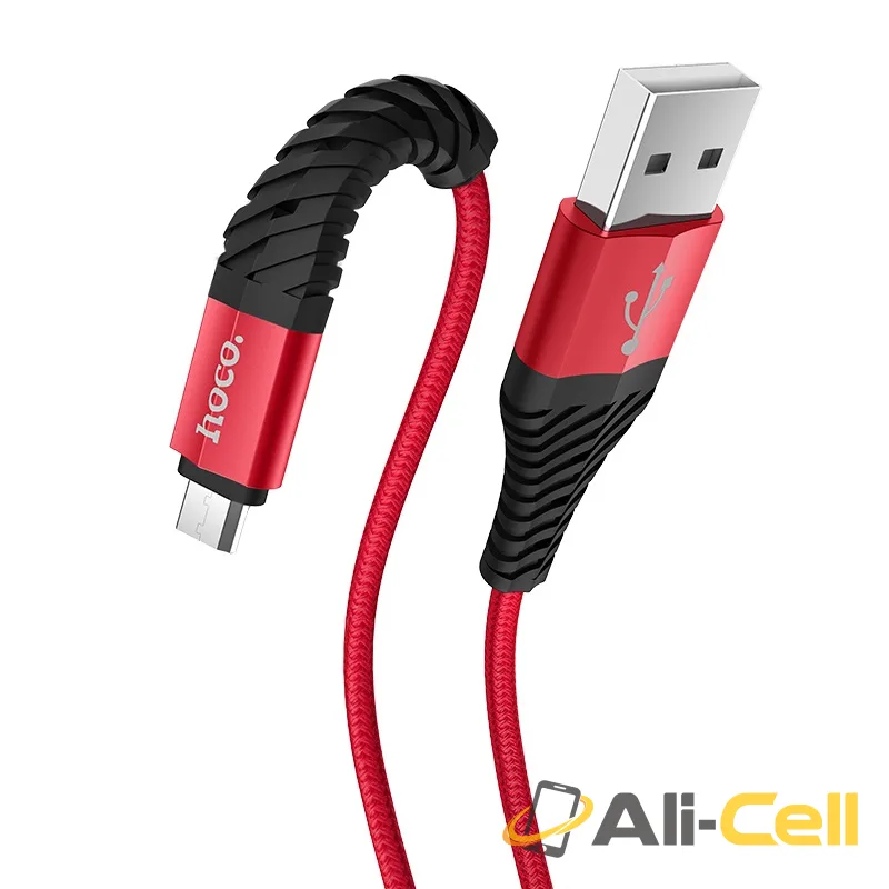 Cable USB to Micro-USB “X38 Cool Charging” charging data sync (X38 Micro Usb Red, 1.0m) — 3