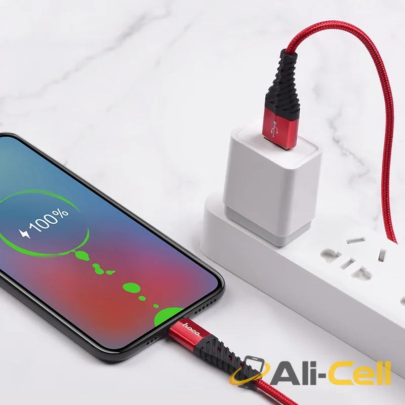 Cable USB to Micro-USB “X38 Cool Charging” charging data sync (X38 Micro Usb Red, 1.0m) — 6