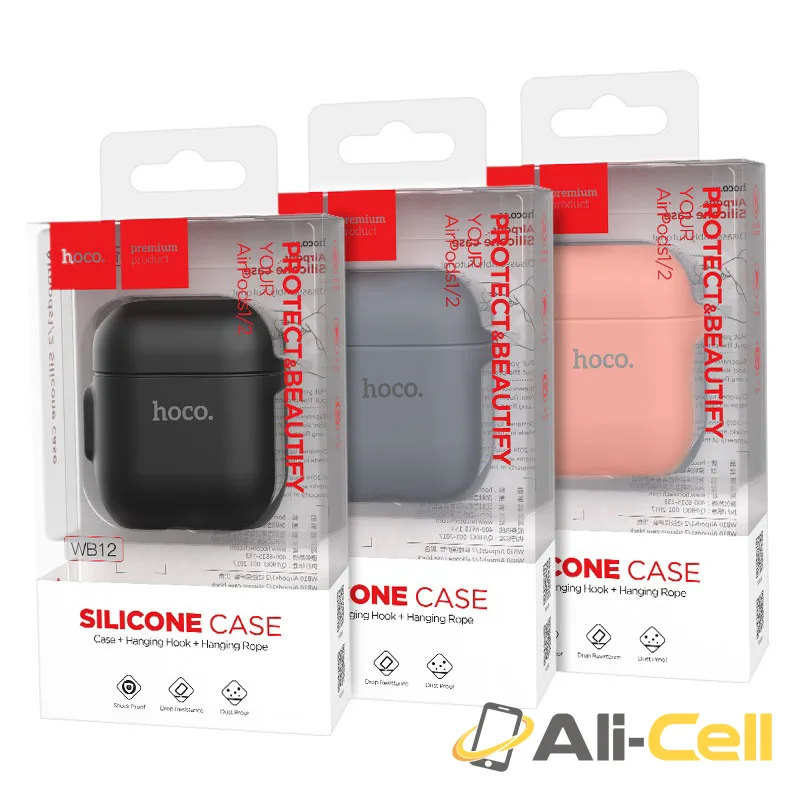 Protective silicone case “WB12” for Airpods 1 / 2 (Airpods 1 2 Wb12 Black) — 7