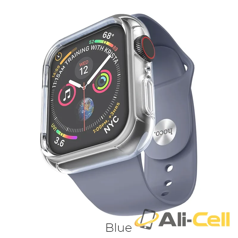 Watchband for Apple Watch series 4 / 3 / 2 / 1 “WB09 Ice crystal” TPU (Wb09 Blue, 38 40mm)