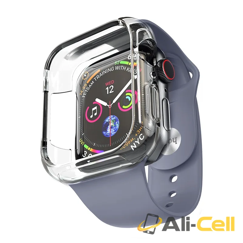 Watchband for Apple Watch series 4 / 3 / 2 / 1 “WB09 Ice crystal” TPU (Wb09 Grey, 42 44mm) — 2