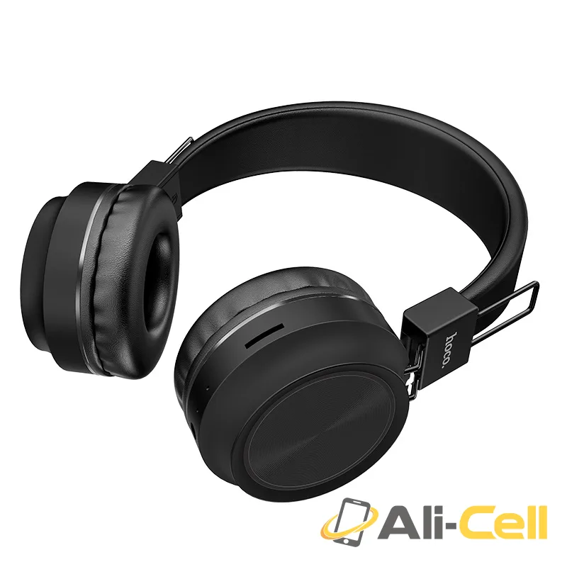 Headphones “W25 Promise” wireless and wired with mic (W25 Black) — 2