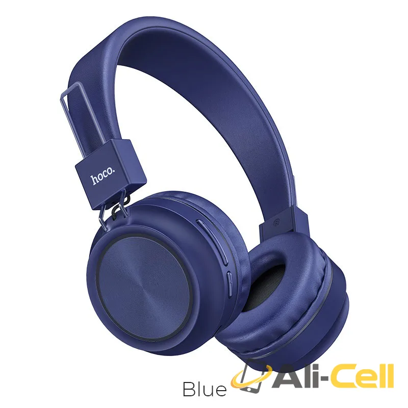 Headphones “W25 Promise” wireless and wired with mic (W25 Blue)