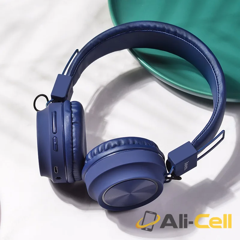 Headphones “W25 Promise” wireless and wired with mic (W25 Blue) — 6