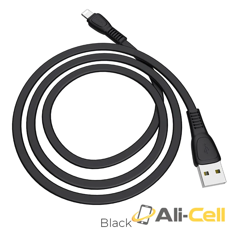 Cable USB to Lightning “X40 Noah” charging data sync (X40 Lightning Black, 1.0m)