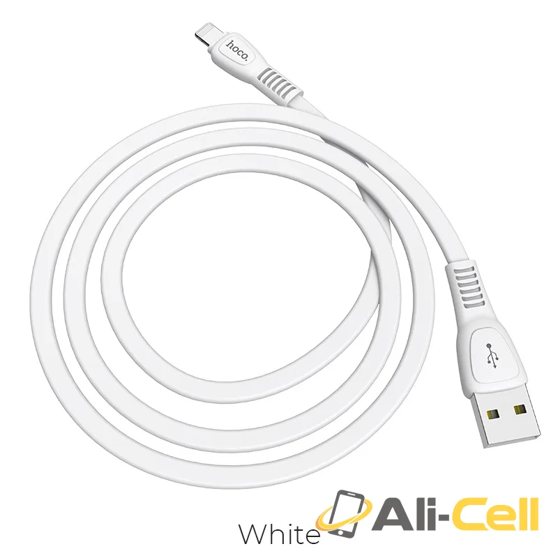 Cable USB to Lightning “X40 Noah” charging data sync (X40 Lightning White, 1.0m)