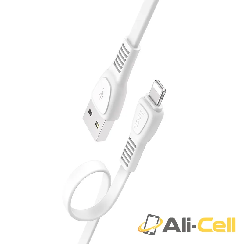 Cable USB to Lightning “X40 Noah” charging data sync (X40 Lightning White, 1.0m) — 2
