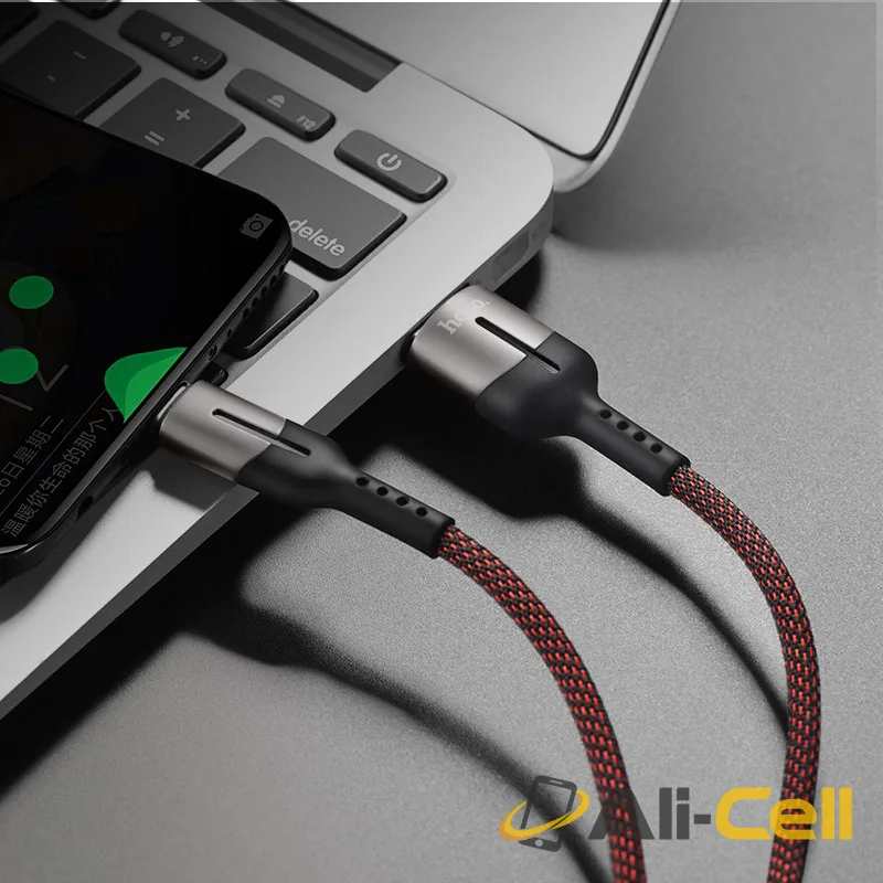Cable USB to Type-C 5A “U68 Gusto” flash charging data sync (U68 Type C Black, 1.2m) — 6