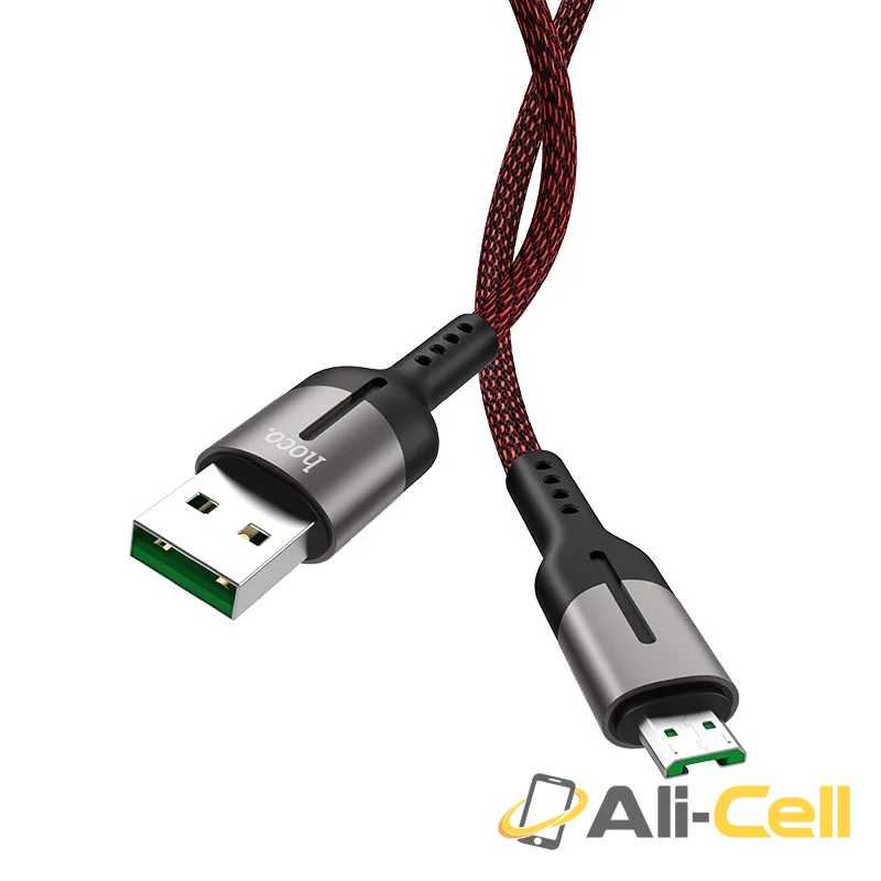 Cable USB to Micro-USB 4A “U68 Gusto” flash charging data sync (U68 Micro Usb Black, 1.2m) — 2