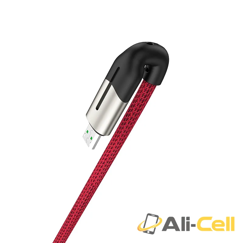 Cable USB to Micro-USB 4A “U68 Gusto” flash charging data sync (U68 Micro Usb Black, 1.2m) — 4