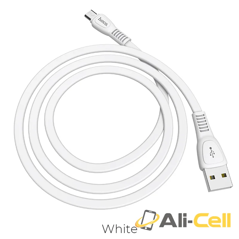 Cable USB to Micro-USB “X40 Noah” charging data sync (X40 Micro Usb White, 1.0m)