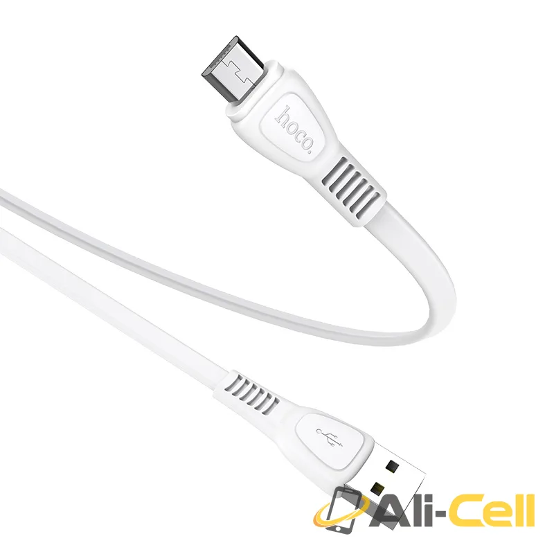 Cable USB to Micro-USB “X40 Noah” charging data sync (X40 Micro Usb White, 1.0m) — 2