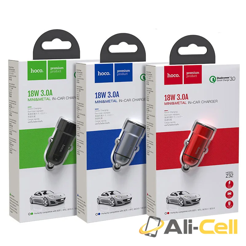 Car charger “Z32 Speed Up” single port QC3.0 (Z32 Metal Gray) — 7