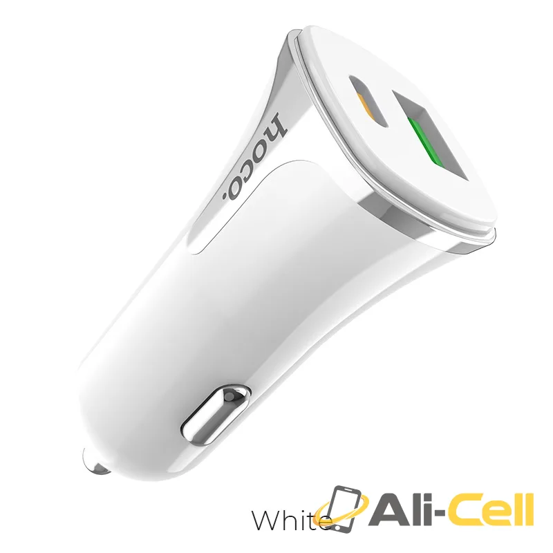 Car charger “Z31A Colossus” PD + QC3.0 set with cable (Z31a White, Single)