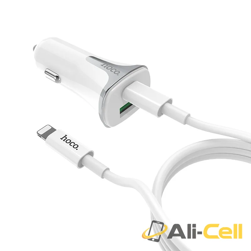 Car charger “Z31A Colossus” PD + QC3.0 set with cable (Z31a Type C Lightning Black, Set With Type C To Lightning Cable) — 3