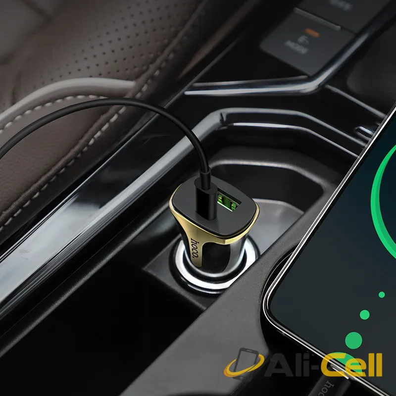 Car charger “Z31A Colossus” PD + QC3.0 set with cable (Z31a Type C Lightning Black, Set With Type C To Lightning Cable) — 6
