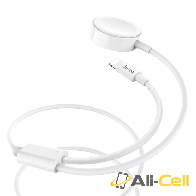 Cable USB to Lightning “U69 2-in-1” with wireless charger (U69 White, 1.2m) — 3