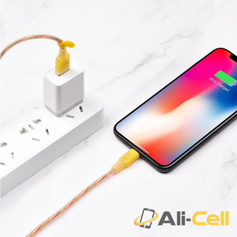 Cable USB to Lightning “U73 Star galaxy” charging data sync (U73 Lightning Blue, 1.2m) — 5