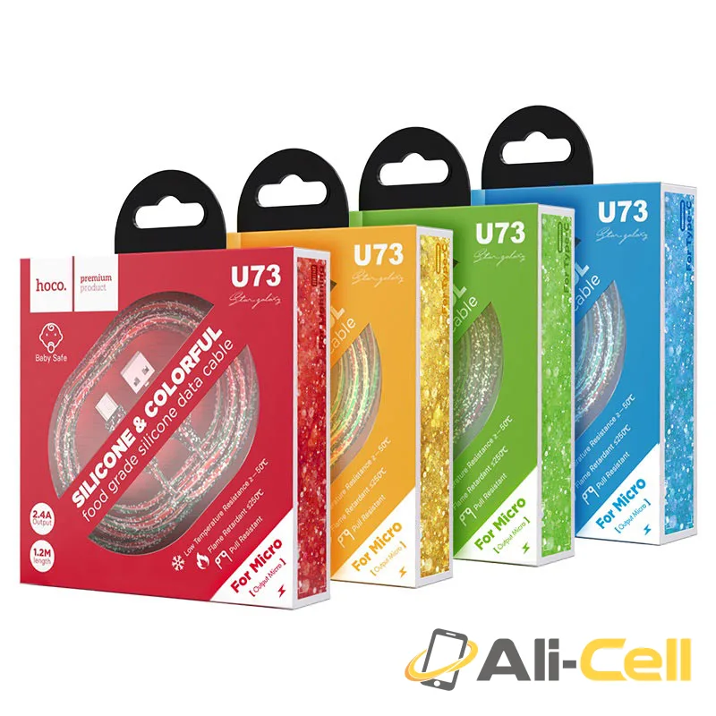 Cable USB to Micro-USB “U73 Star galaxy” charging data sync (U73 Micro Usb Yellow, 1.2m) — 7
