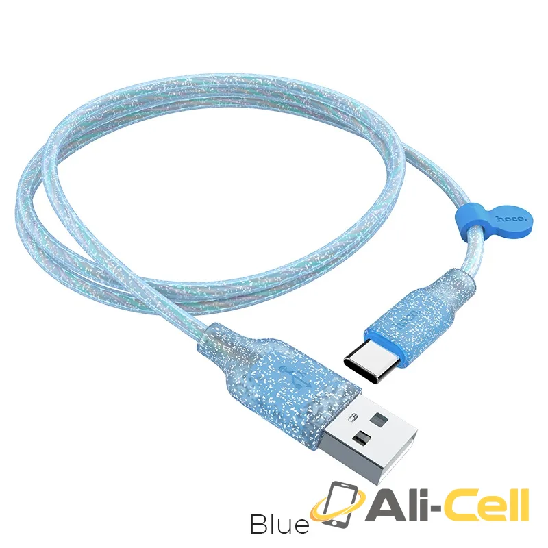 Cable USB to Type-C “U73 Star galaxy” charging data sync (U73 Type C Blue, 1.2m)