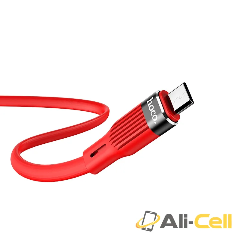 Cable USB to Micro-USB “U72 Forest” charging data sync (U72 Micro Usb Red, 1.2m) — 2
