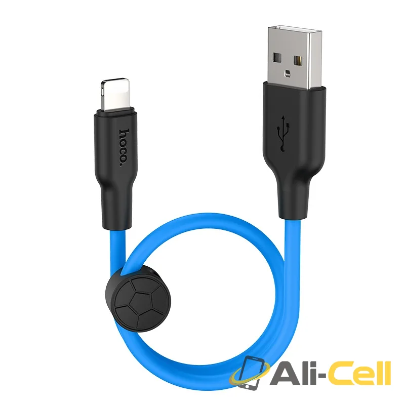 Cable USB to Lightning “X21 Plus” charging data sync 0.25m (X21 Plus Lightning 25cm Black White) — 4