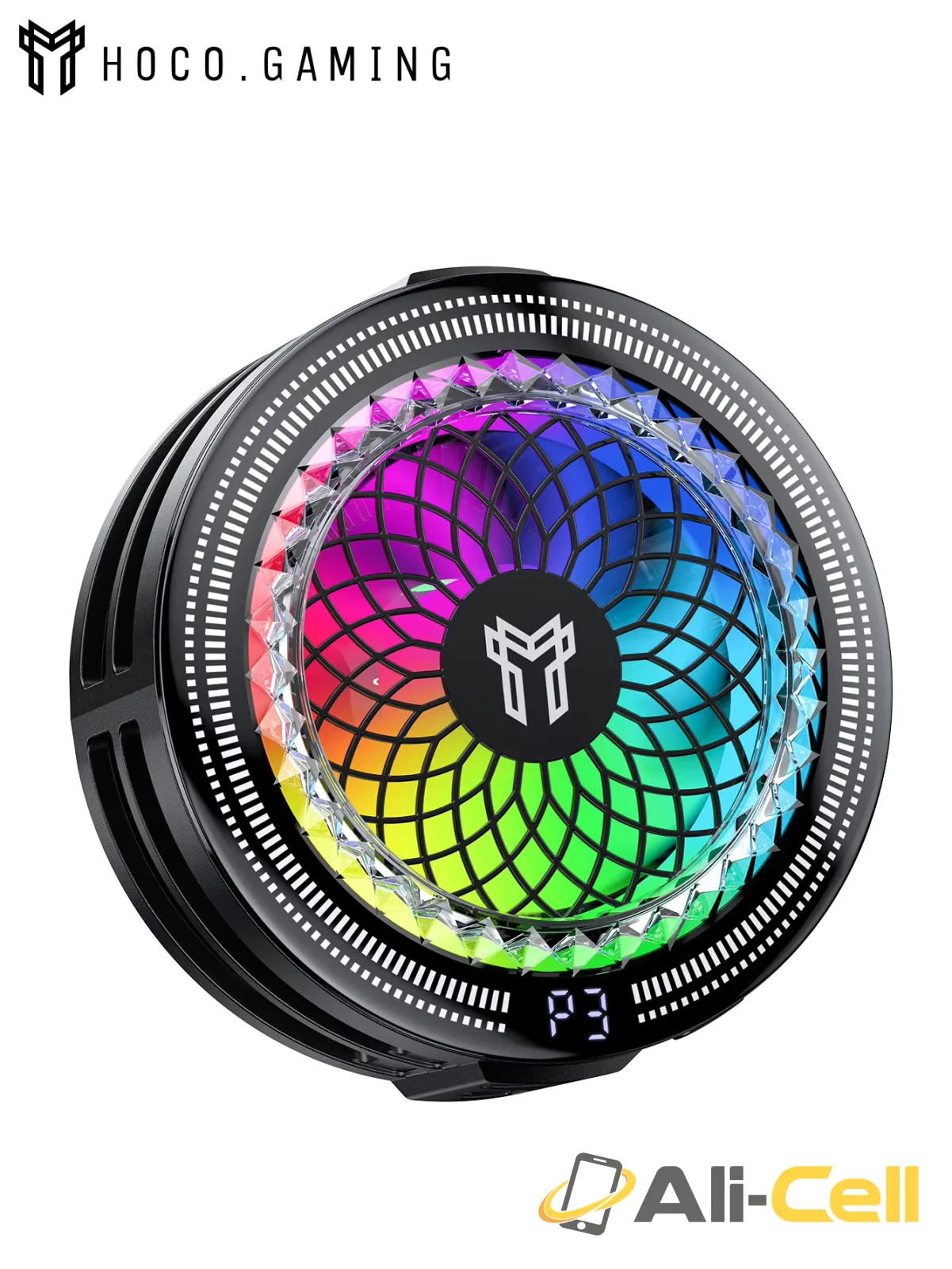 GA6 AI Magnetic Phone Cooler with RGB Display
