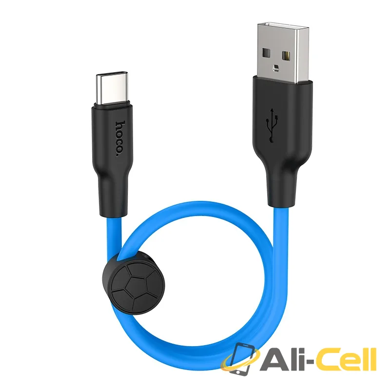 Cable USB to Type-C “X21 Plus” charging data sync 0.25m (X21 Plus Type C 25cm Black Orange) — 3