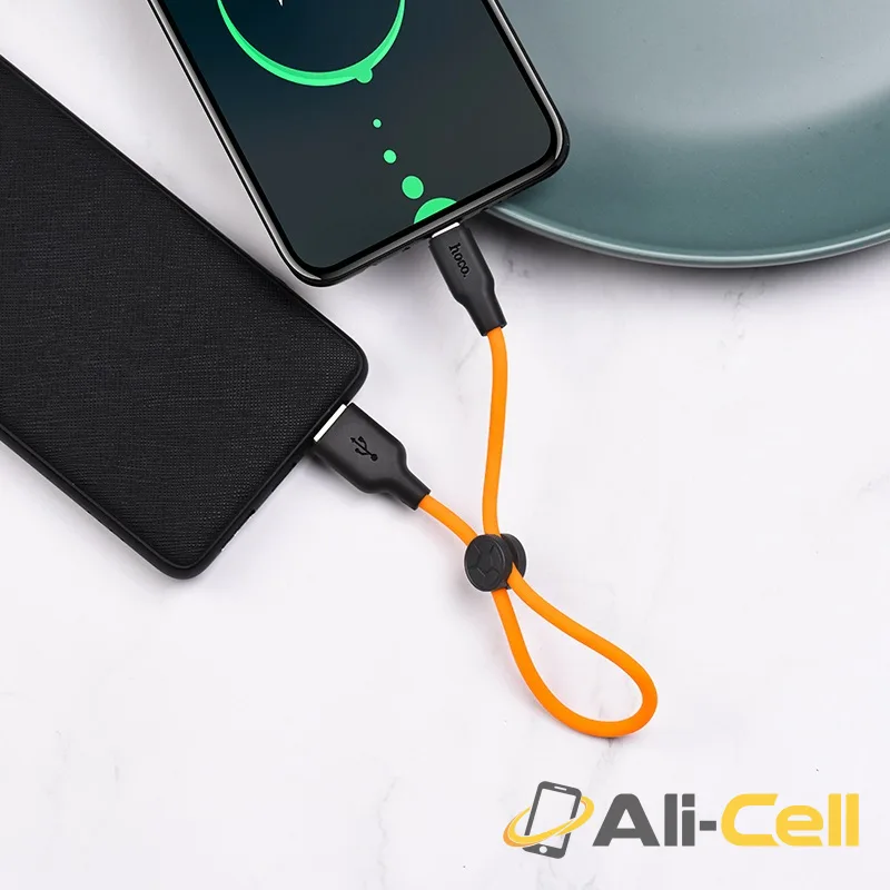 Cable USB to Type-C “X21 Plus” charging data sync 0.25m (X21 Plus Type C 25cm Black Orange) — 6