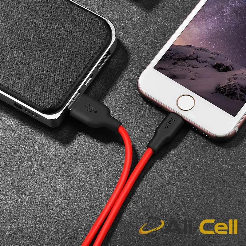Cable USB to Lightning “X21 Plus” charging data sync 1m / 2m (X21 Plus Lightning Black Blue) — 6