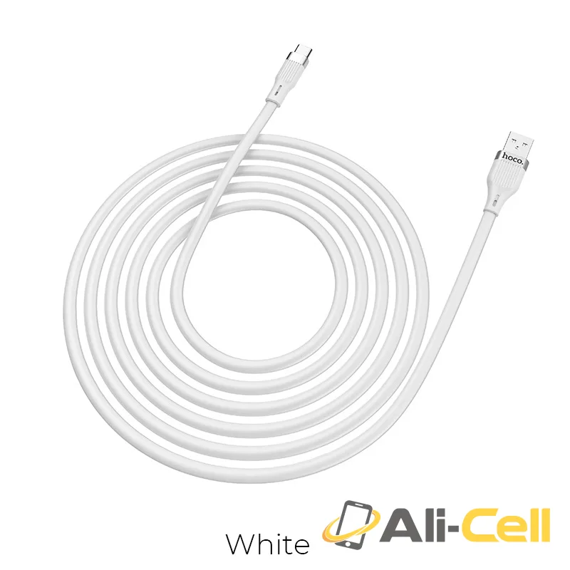 Cable USB to Type-C “U72 Forest” charging data sync (U72 Type C White, 1.2m)