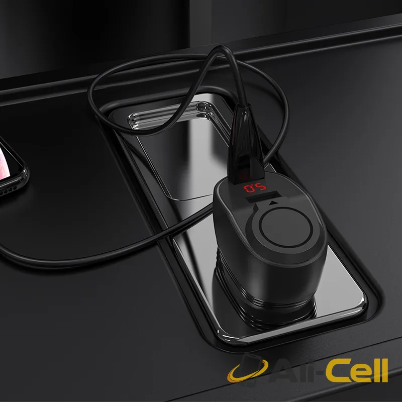 Car charger “Z34 Thunder power” dual USB output (Z34 Black) — 5