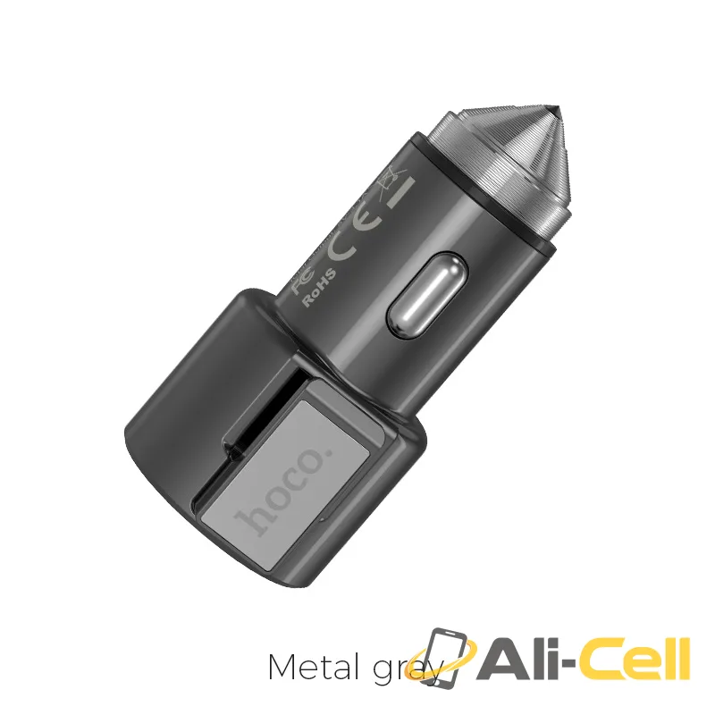 Car charger “Z33 Sword” dual USB output (Z33 Metal Gray)