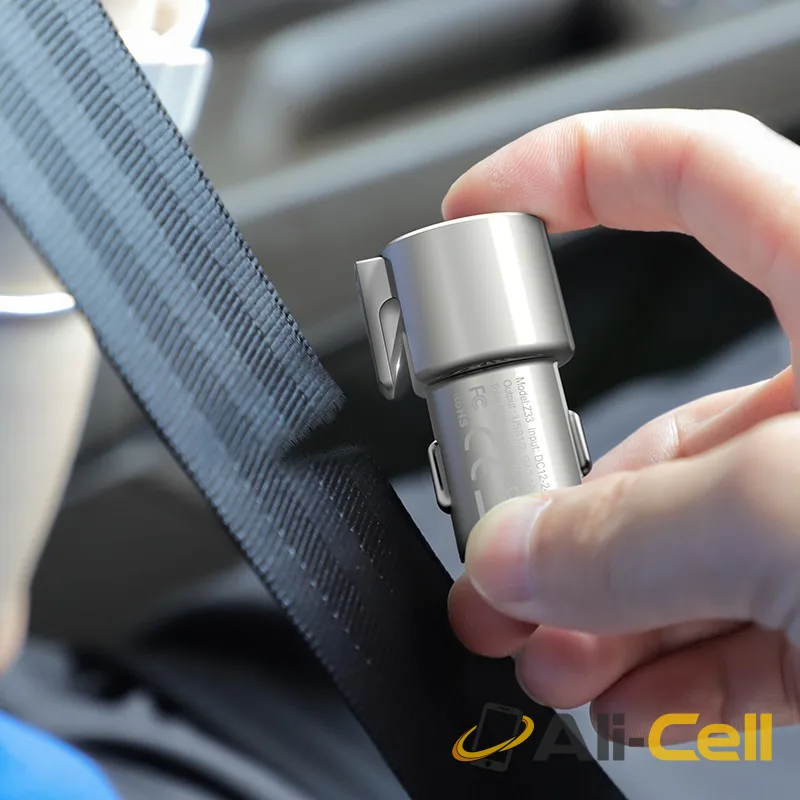 Car charger “Z33 Sword” dual USB output (Z33 Metal Gray) — 5