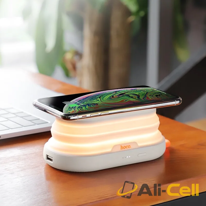 Power bank “S9 Lucky” 5000mAh wireless charger (S9 Black) — 5