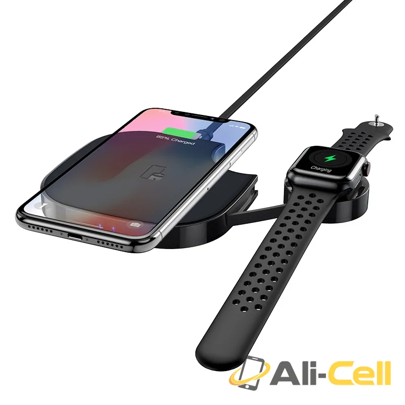 Wireless charger “S5 Rich power” 2-in-1 charging dock (S5 Black) — 3