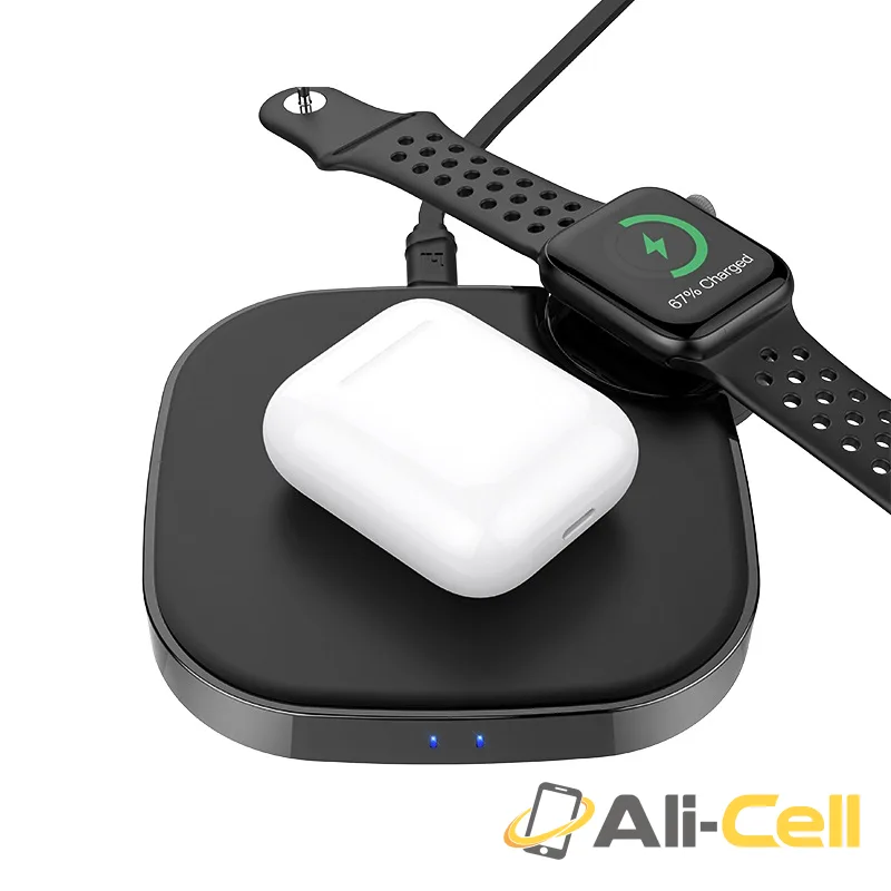 Wireless charger “S5 Rich power” 2-in-1 charging dock (S5 Black) — 4