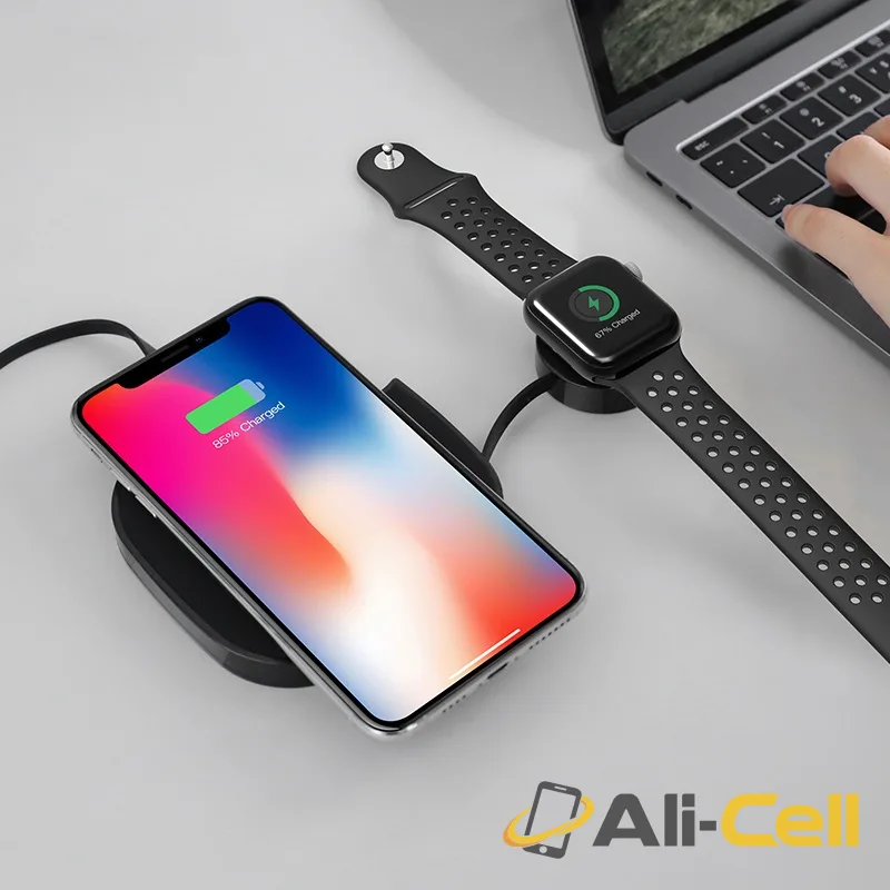 Wireless charger “S5 Rich power” 2-in-1 charging dock (S5 Black) — 5