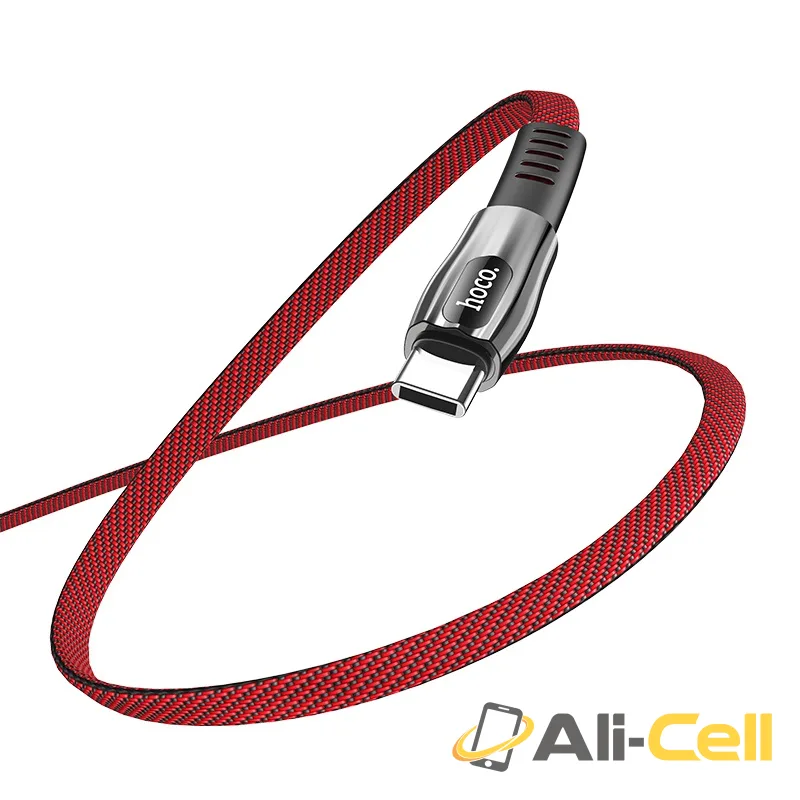 Cable USB to Type-C “U70 Splendor” charging data sync (U70 Type C Red, 1.2m) — 2