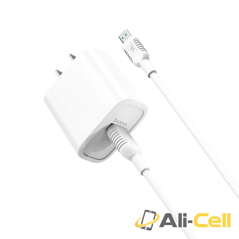Wall charger “C69 Dynamic power” CN plug single USB QC3.0 set with cable (C69 Micro Usb White, Set With Micro Usb Cable) — 2