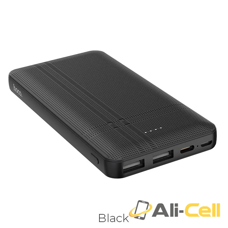 Power bank “J48 Nimble” 10000mAh dual USB output (J48 Black)