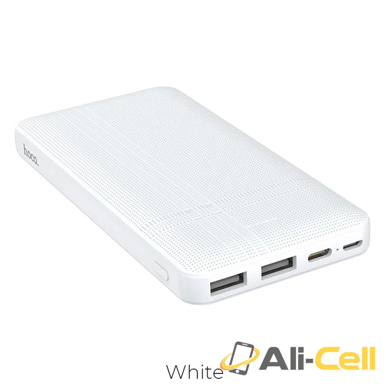 Power bank “J48 Nimble” 10000mAh dual USB output (J48 White)