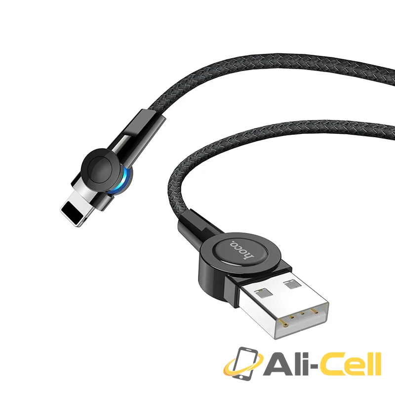 Cable USB to Lightning “S8 Magnetic” charging wire (S8 Lightning Black, 1.2m) — 2