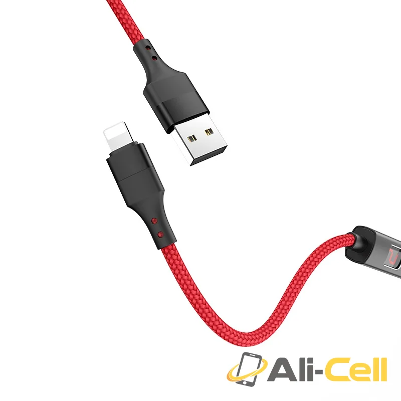 Cable USB to Lightning “S13 Central control” charging data sync with timer (S13 Lightning Black, 1.2m) — 4