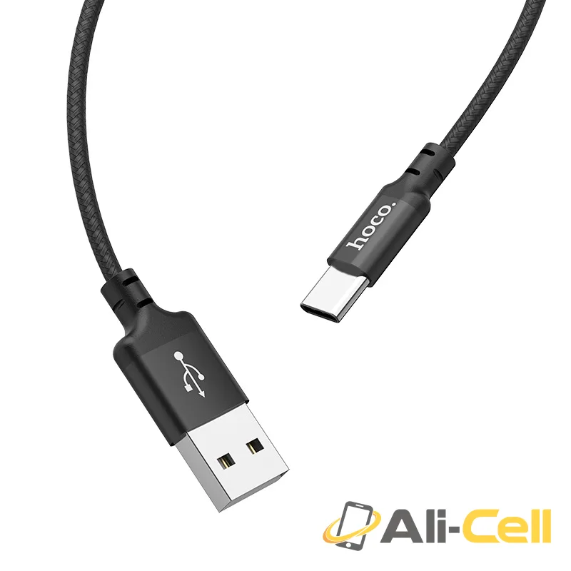 Cable USB to Type-C “X14 Times speed” charging data sync canned package (X14 Type C Black, 1.0m) — 2