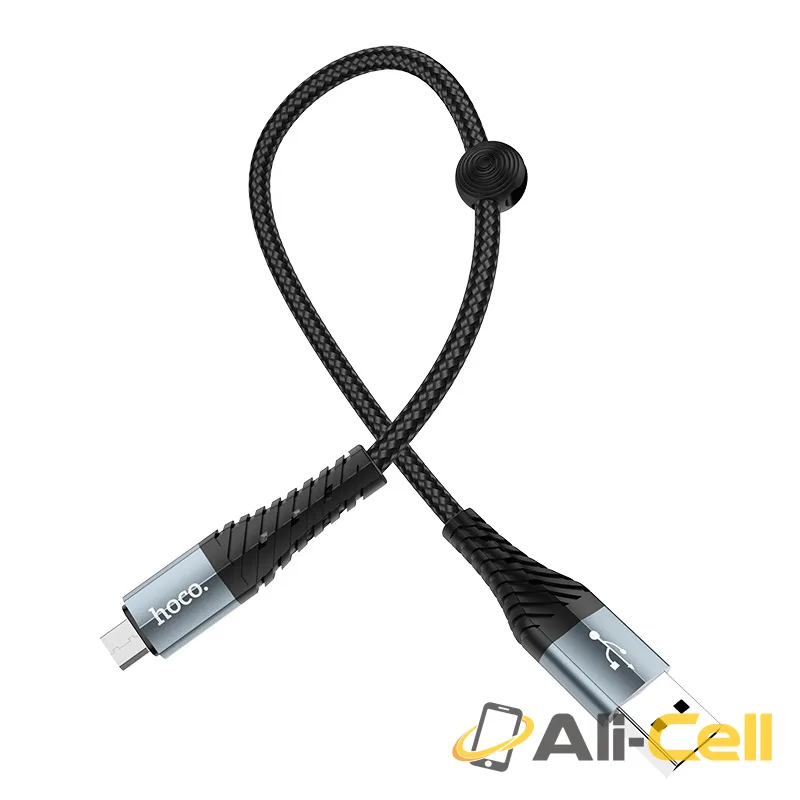 Cable USB to Micro-USB “X38 Cool” charging data sync 0.25m (X38 Micro Usb 25cm Black) — 3