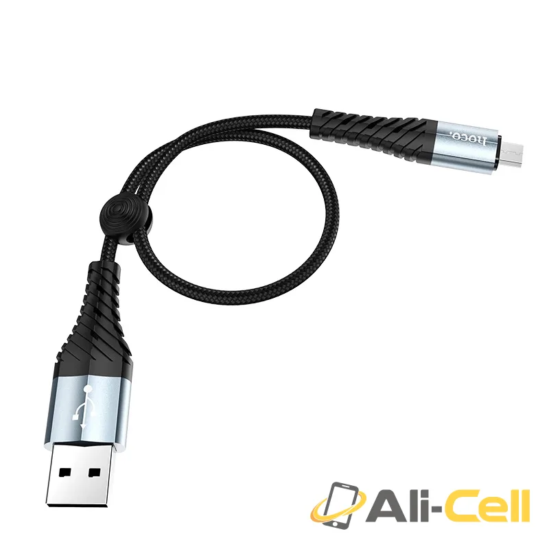 Cable USB to Micro-USB “X38 Cool” charging data sync 0.25m (X38 Micro Usb 25cm Red) — 2